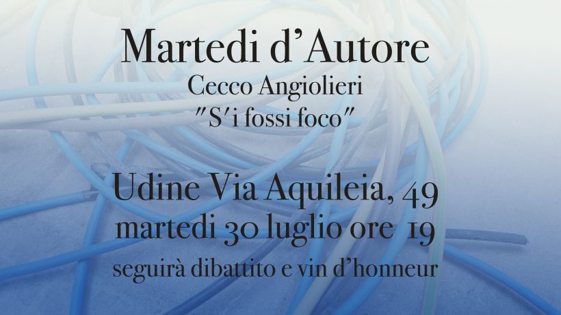 Martedì  30 Luglio