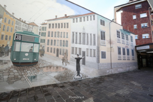 Inaugurati i murales trompe l'oeil 